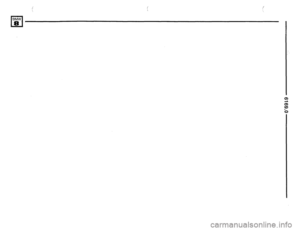 BMW 850i 1992 E31 Electrical Troubleshooting Manual 