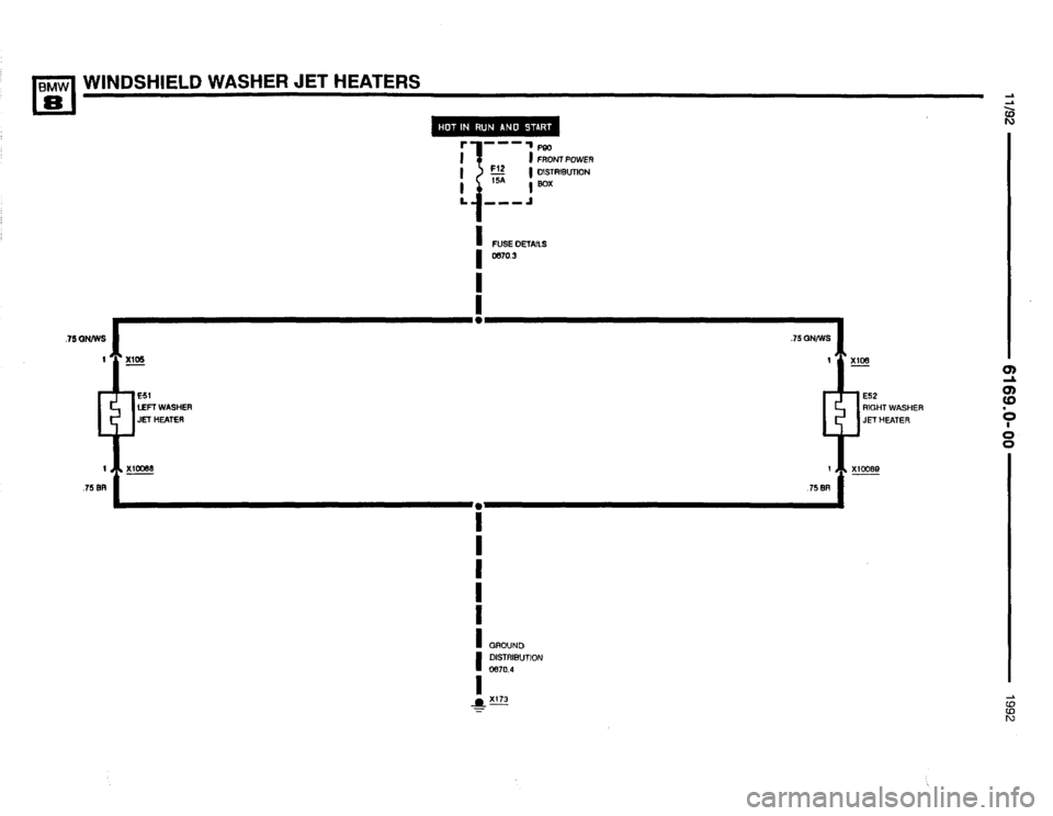 BMW 850i 1992 E31 Electrical Troubleshooting Manual 