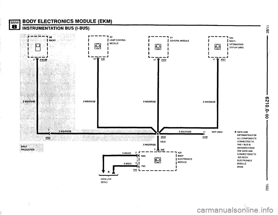 BMW 850i 1992 E31 Electrical Troubleshooting Manual 