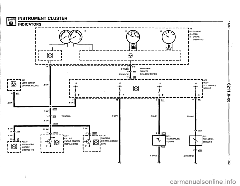 BMW 850i 1992 E31 Electrical Troubleshooting Manual 