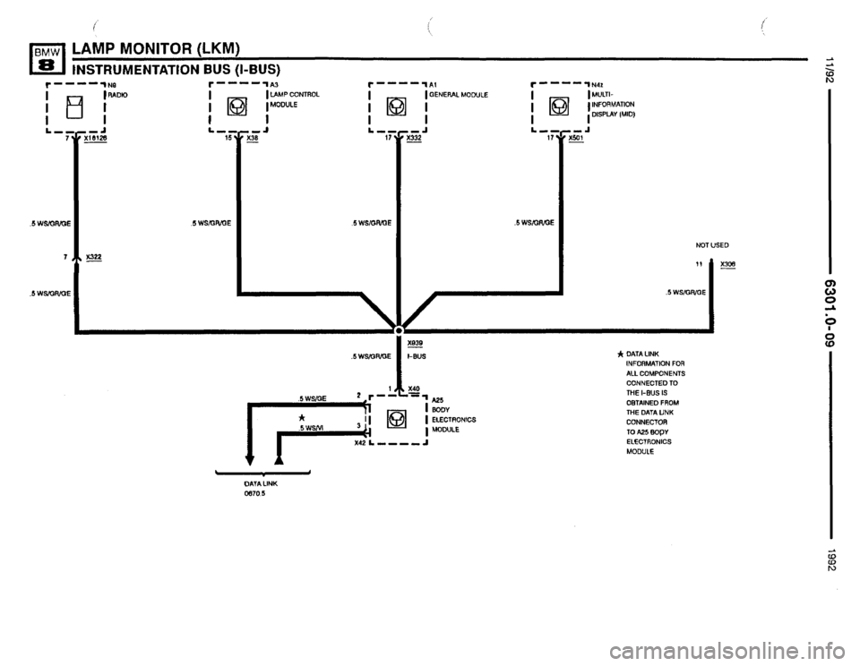 BMW 850i 1992 E31 Electrical Troubleshooting Manual 