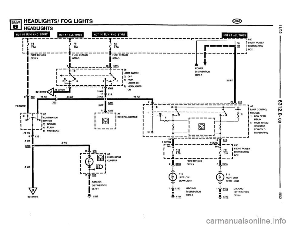 BMW 850i 1992 E31 Electrical Troubleshooting Manual 