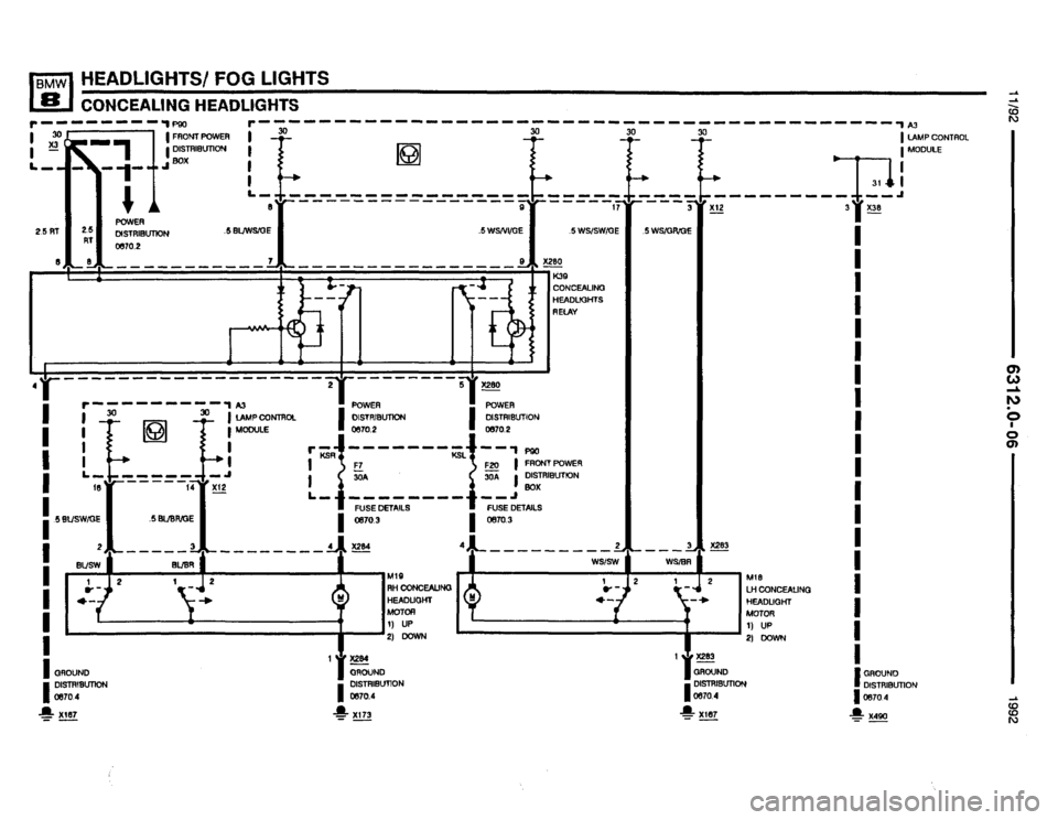 BMW 850i 1992 E31 Electrical Troubleshooting Manual 