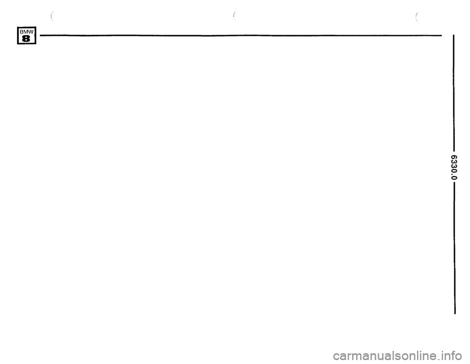 BMW 850i 1992 E31 Electrical Troubleshooting Manual 