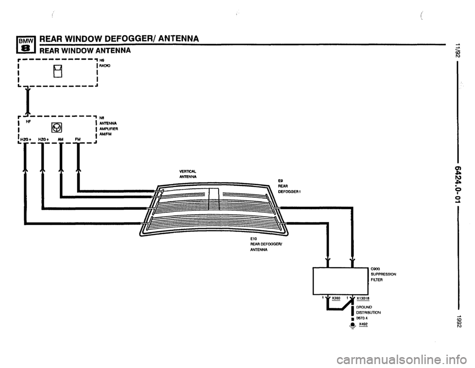 BMW 850i 1992 E31 Electrical Troubleshooting Manual 