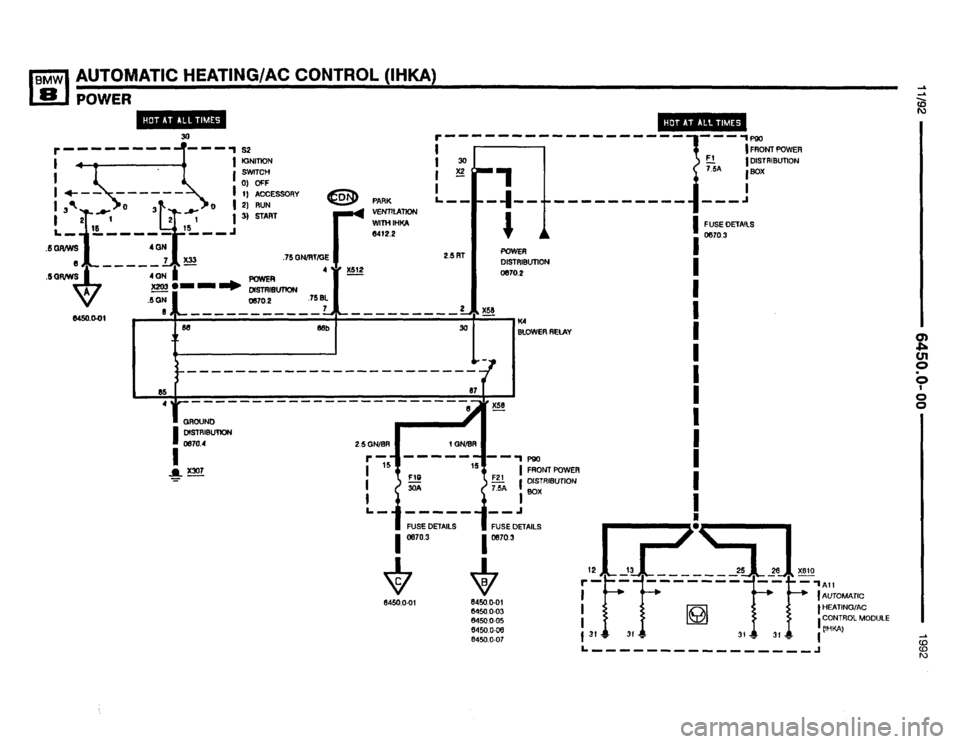BMW 850i 1992 E31 Electrical Troubleshooting Manual 