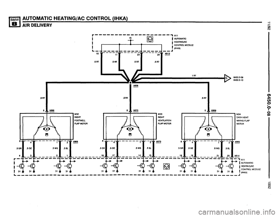 BMW 850i 1992 E31 Electrical Troubleshooting Manual 