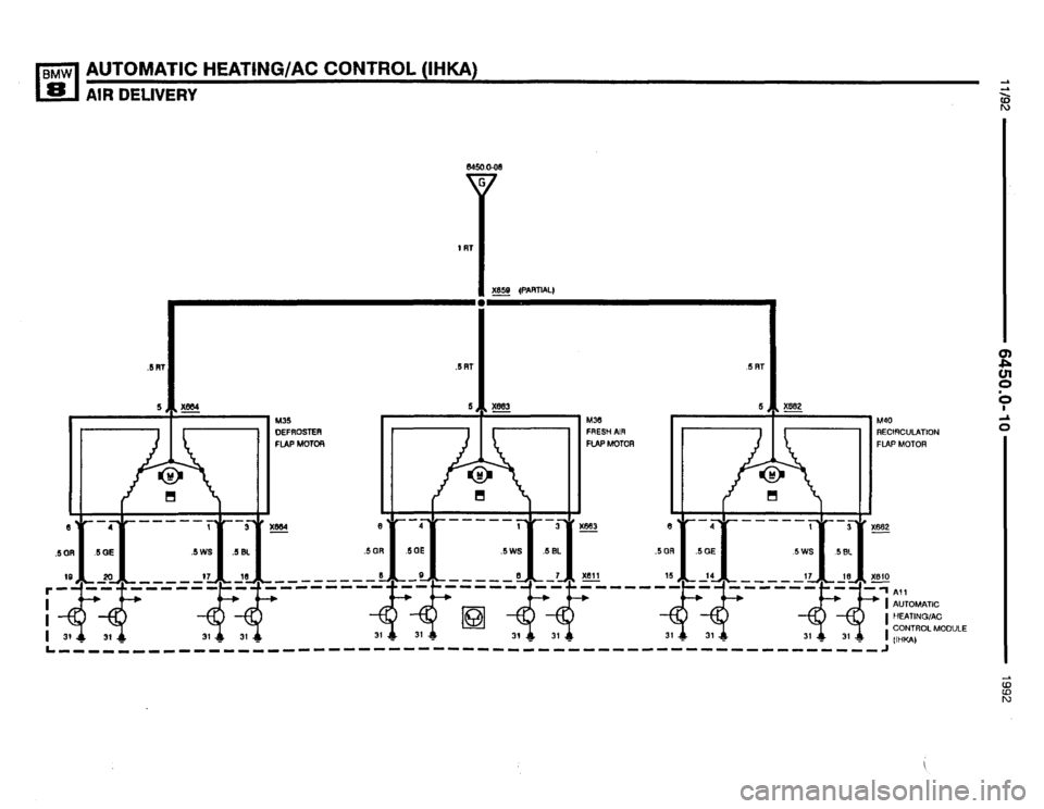 BMW 850i 1992 E31 Electrical Troubleshooting Manual 