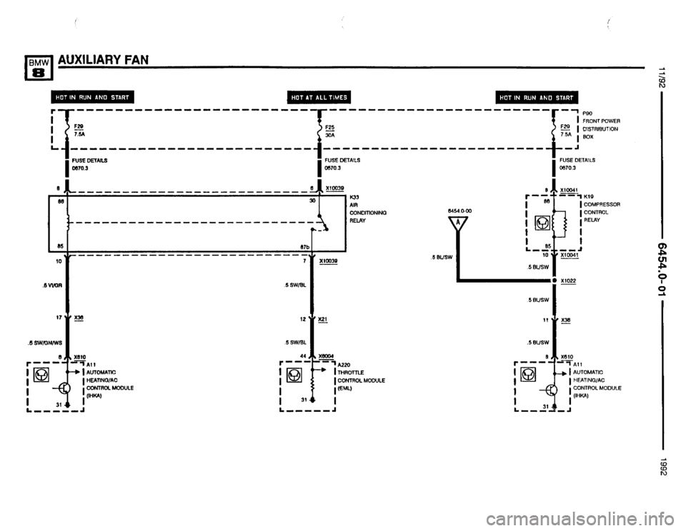 BMW 850i 1992 E31 Electrical Troubleshooting Manual 