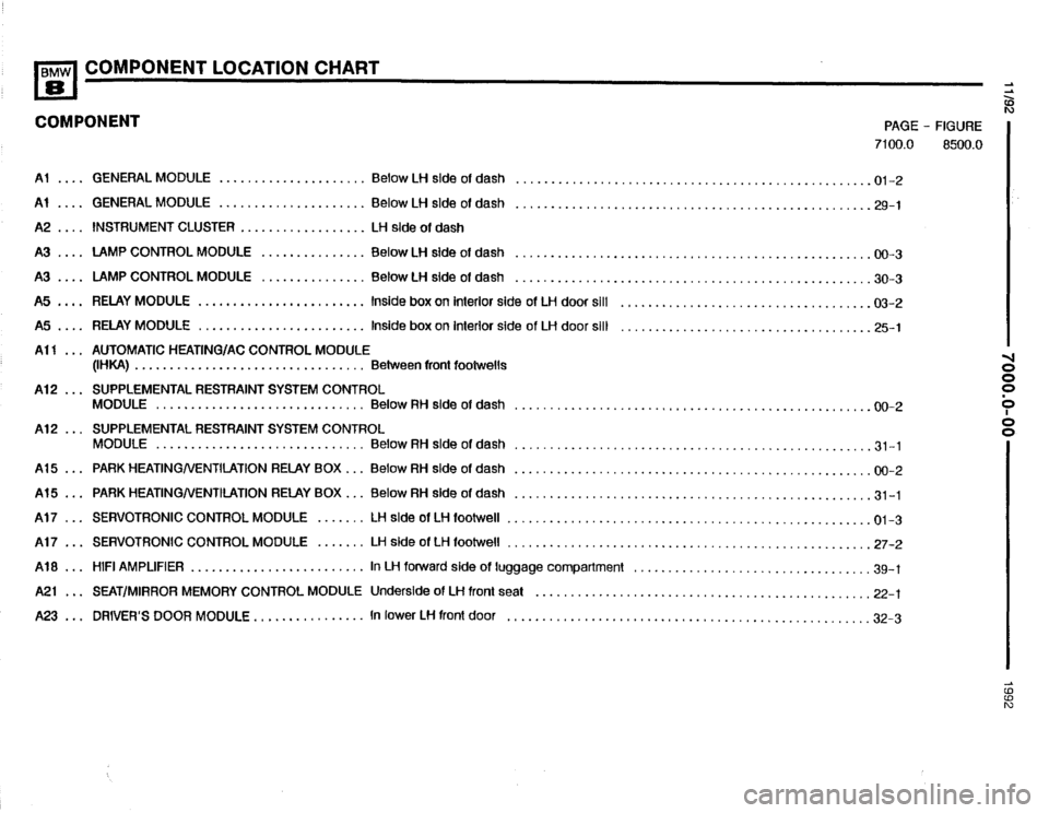 BMW 850i 1992 E31 Electrical Troubleshooting Manual 