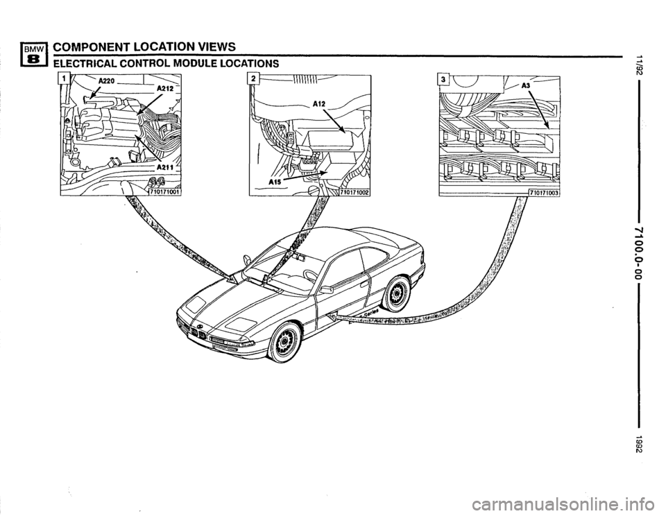 BMW 850i 1992 E31 Electrical Troubleshooting Manual 