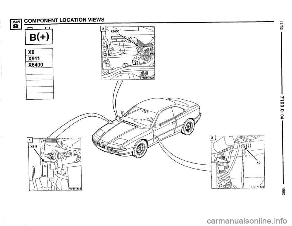 BMW 850i 1992 E31 Electrical Troubleshooting Manual 