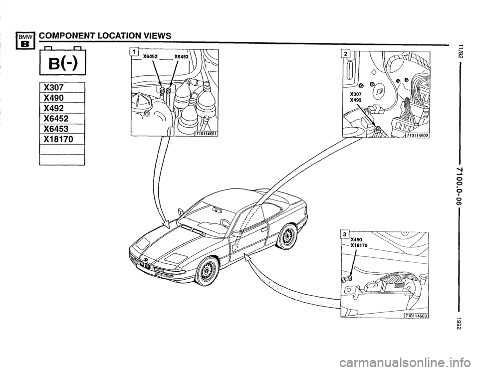 BMW 850i 1992 E31 Electrical Troubleshooting Manual 