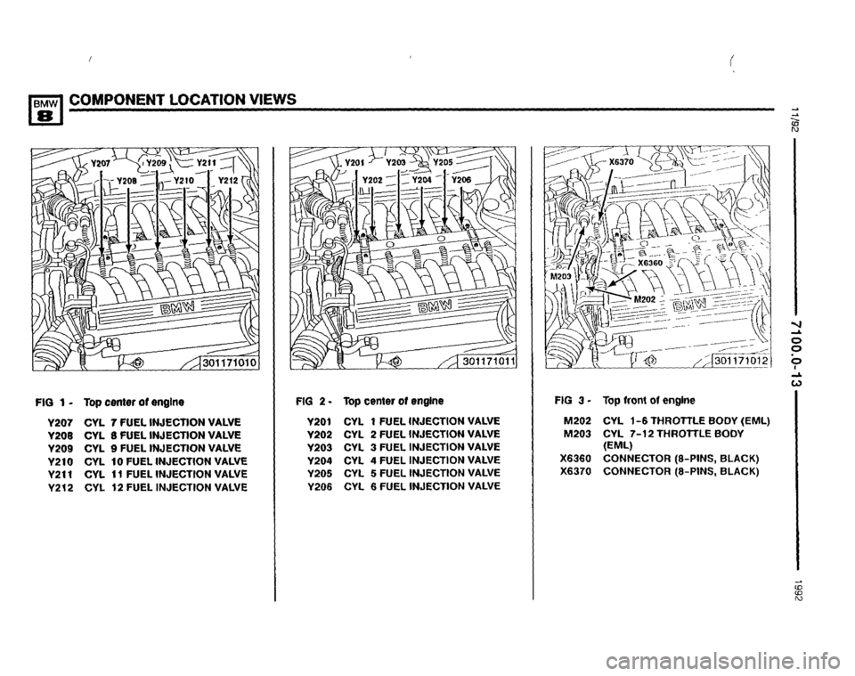 BMW 850i 1992 E31 Electrical Troubleshooting Manual 
