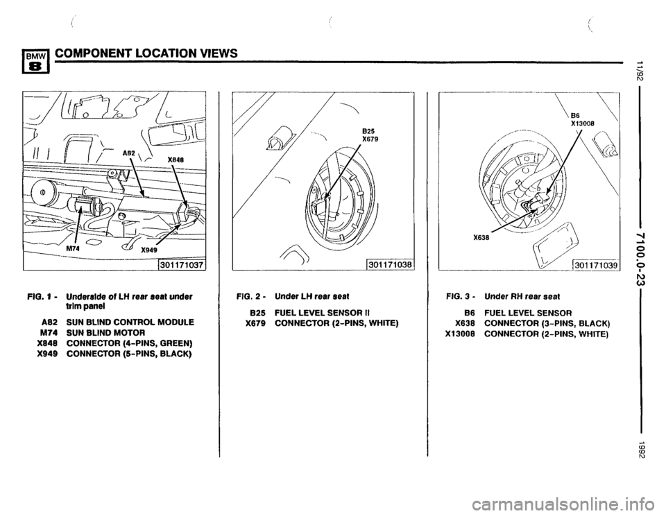 BMW 850i 1992 E31 Electrical Troubleshooting Manual 