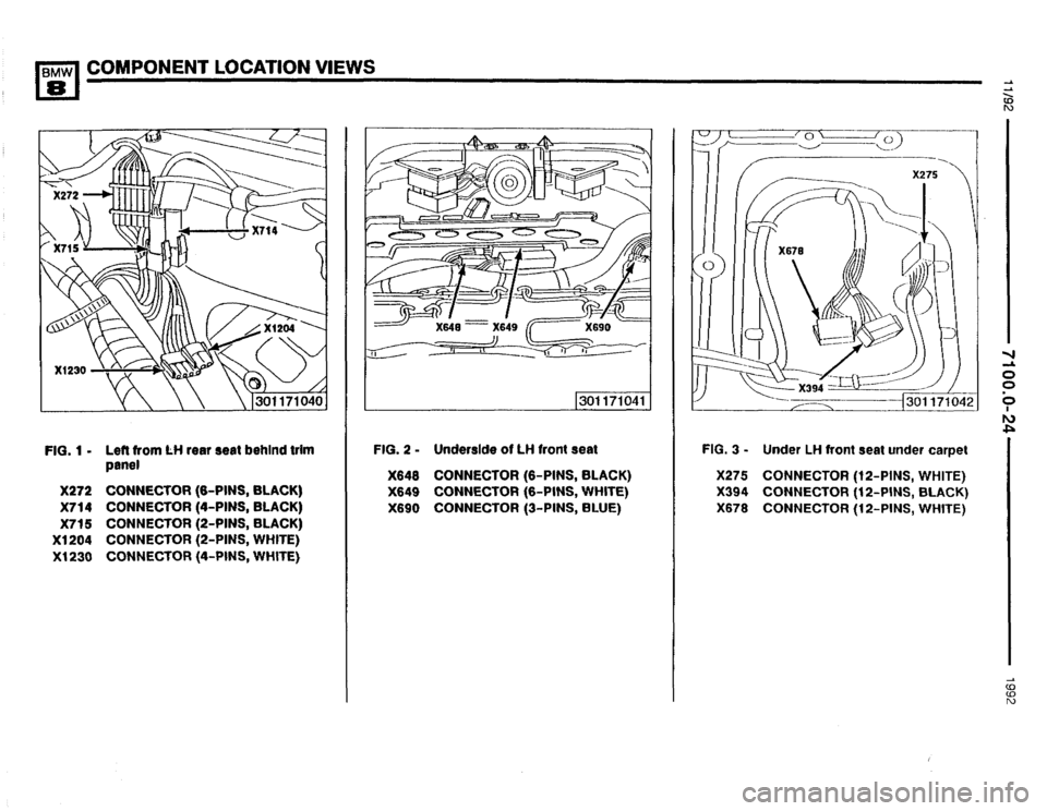 BMW 850i 1992 E31 Electrical Troubleshooting Manual 