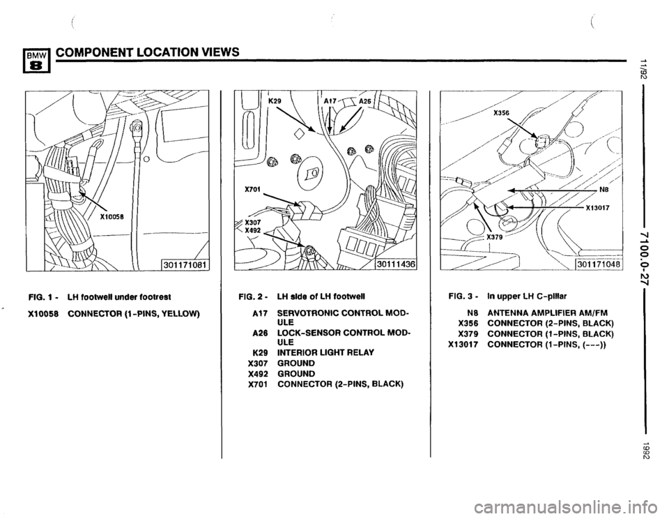 BMW 850i 1992 E31 Electrical Troubleshooting Manual 
