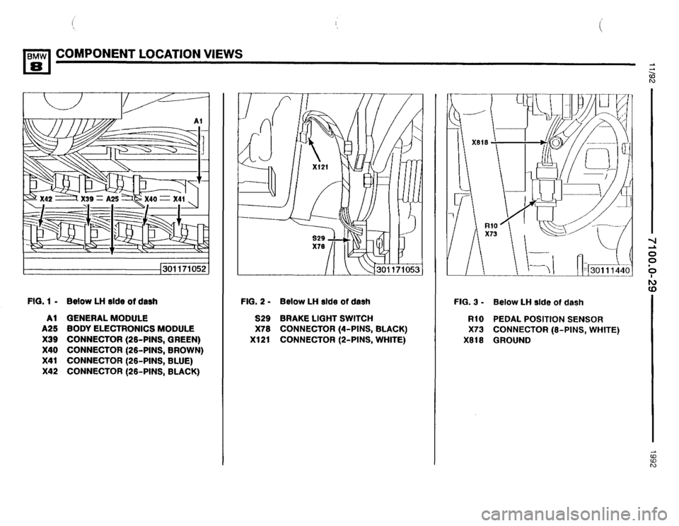 BMW 850i 1992 E31 Electrical Troubleshooting Manual 
