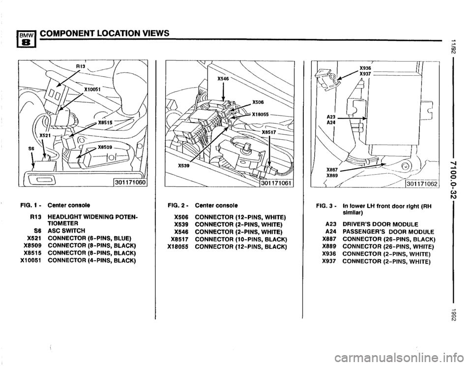 BMW 850i 1992 E31 Electrical Troubleshooting Manual 