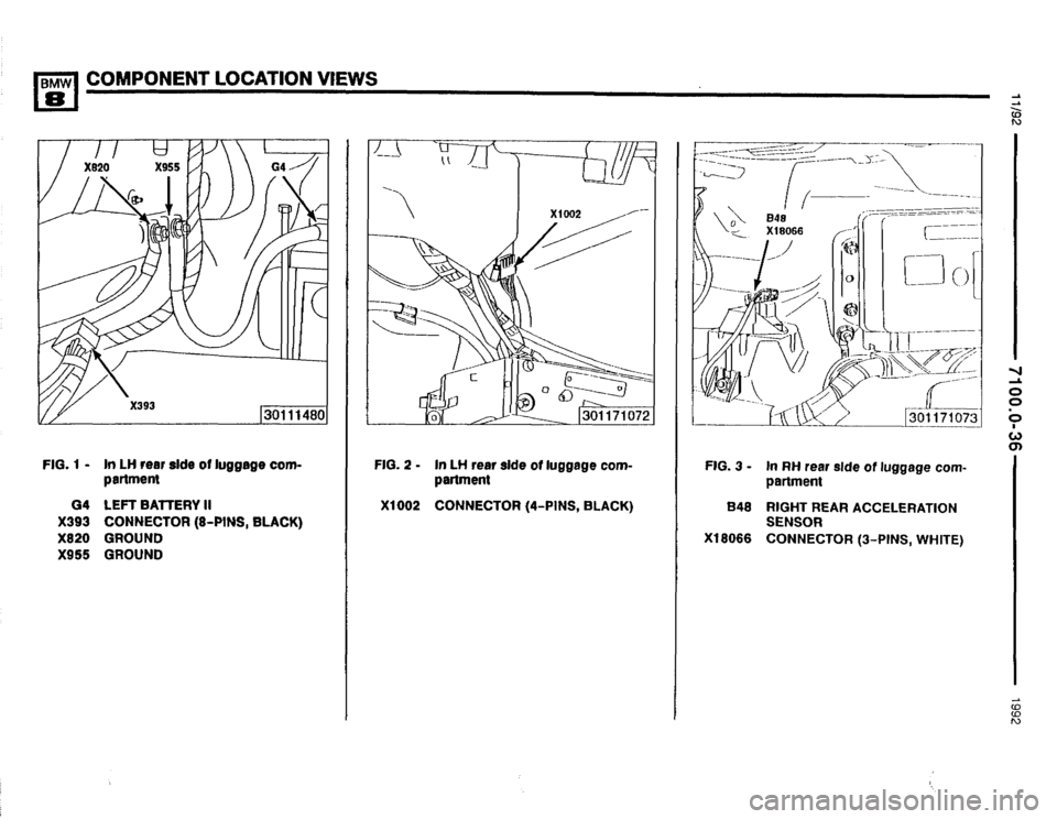 BMW 850i 1992 E31 Electrical Troubleshooting Manual 