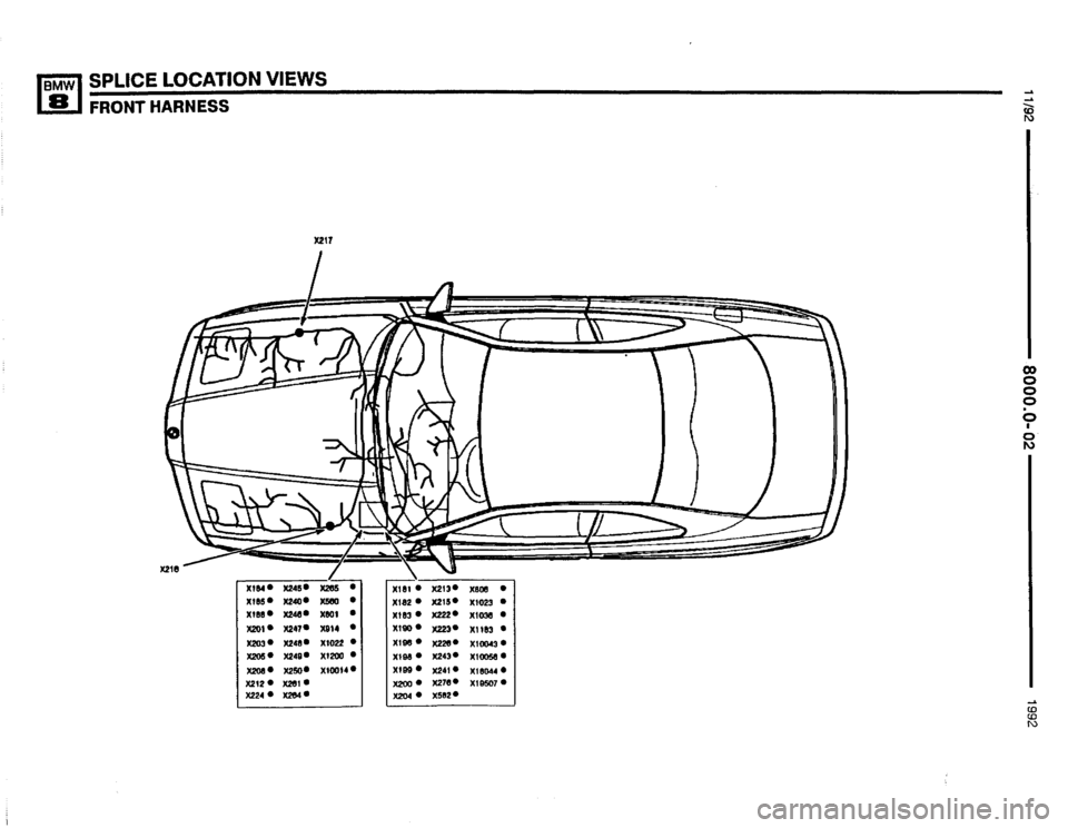 BMW 850i 1992 E31 Electrical Troubleshooting Manual 