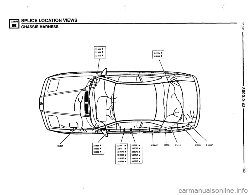 BMW 850i 1992 E31 Electrical Troubleshooting Manual 