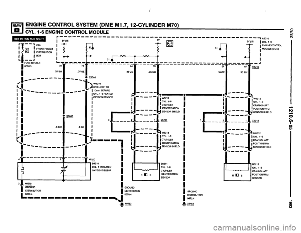 BMW 850i 1993 E31 Electrical Troubleshooting Manual 