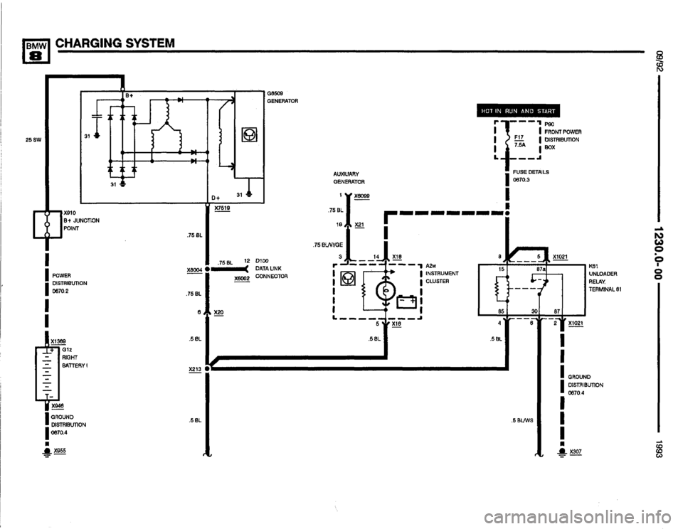 BMW 850i 1993 E31 Electrical Troubleshooting Manual 