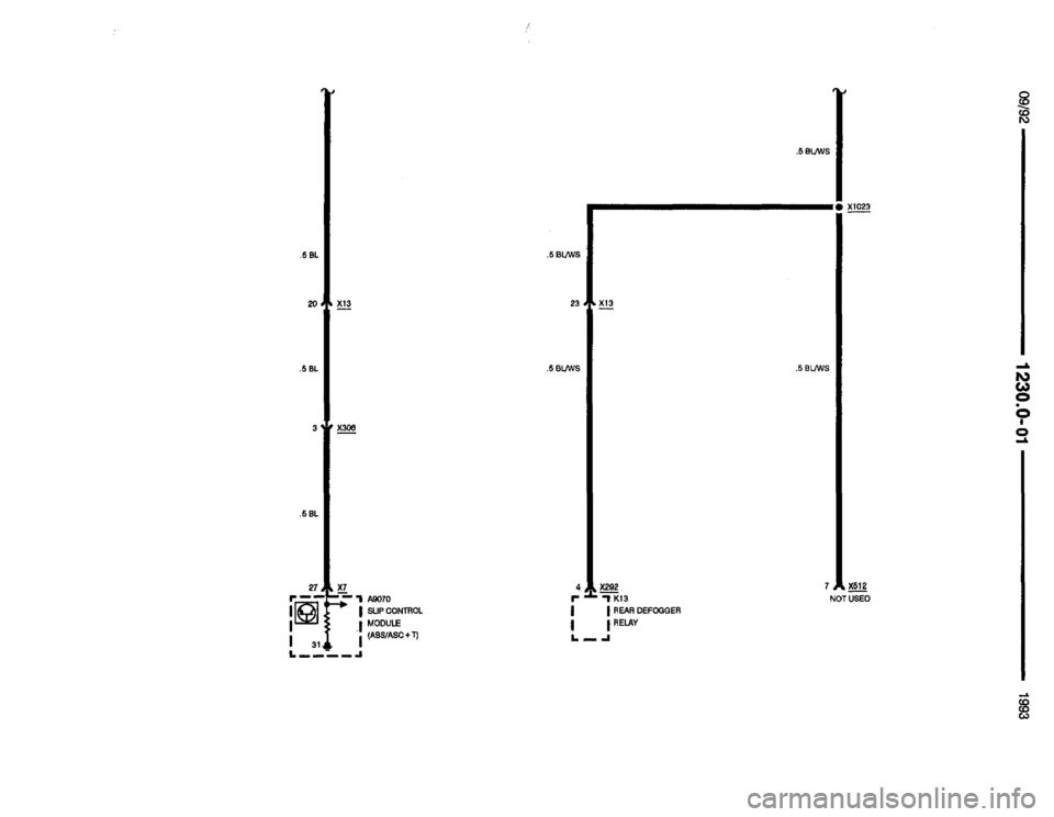 BMW 850i 1993 E31 Electrical Troubleshooting Manual 
