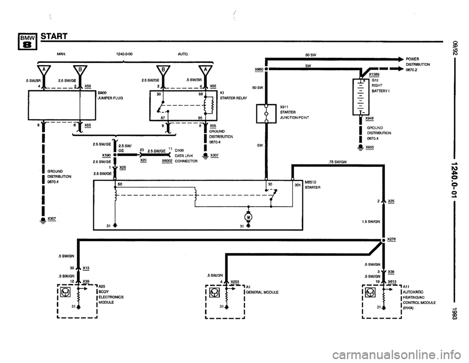 BMW 850i 1993 E31 Electrical Troubleshooting Manual 
