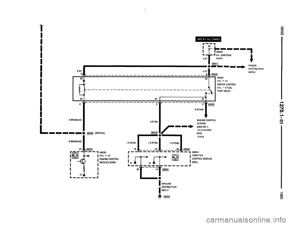BMW 850i 1993 E31 Electrical Troubleshooting Manual 