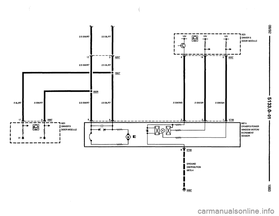 BMW 850i 1993 E31 Electrical Troubleshooting Manual 