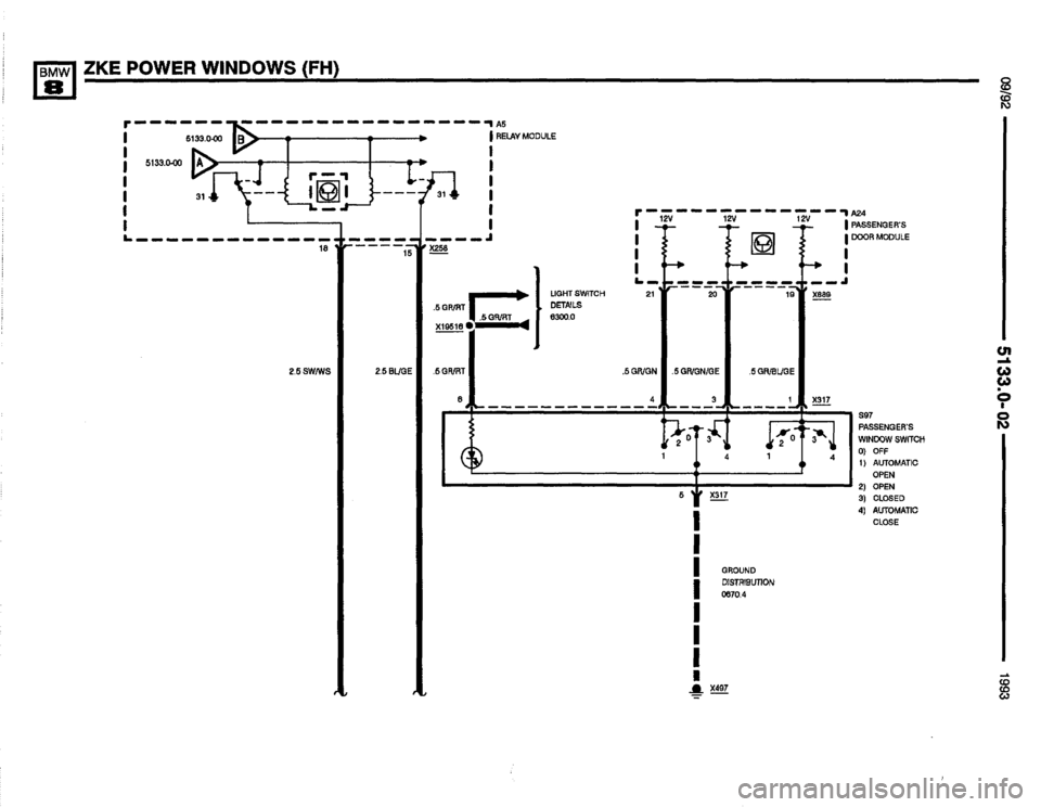 BMW 850i 1993 E31 Electrical Troubleshooting Manual 