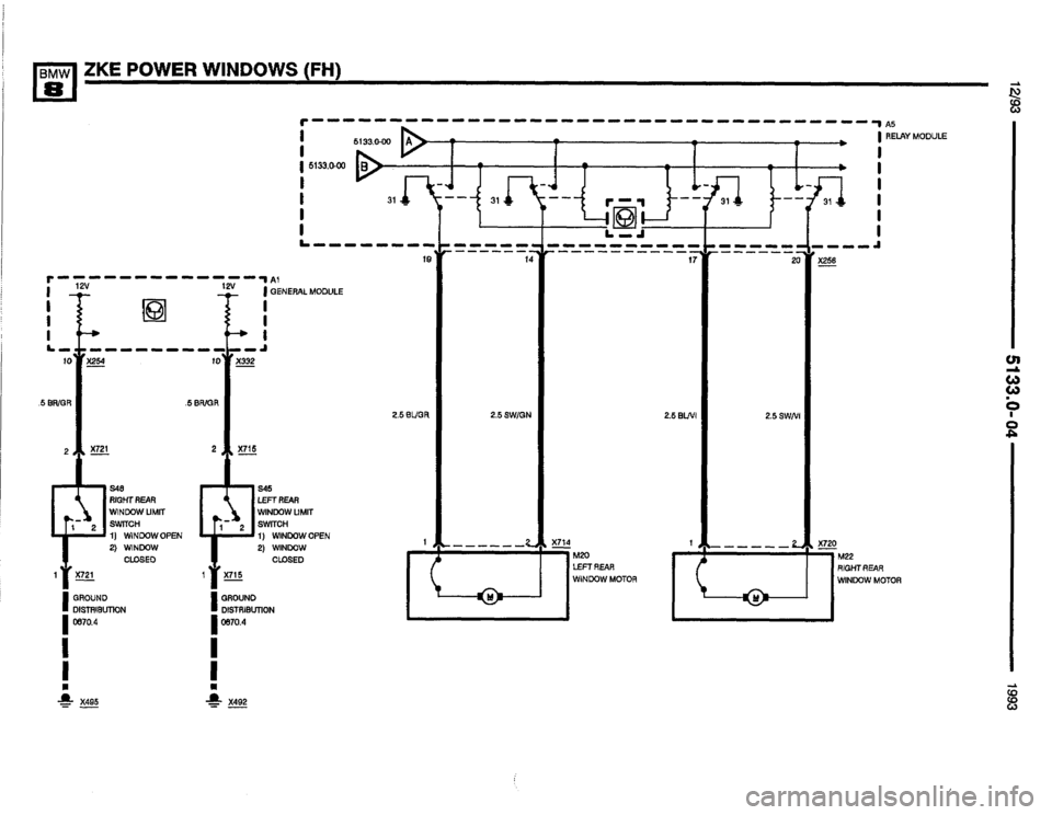 BMW 850i 1993 E31 Electrical Troubleshooting Manual 