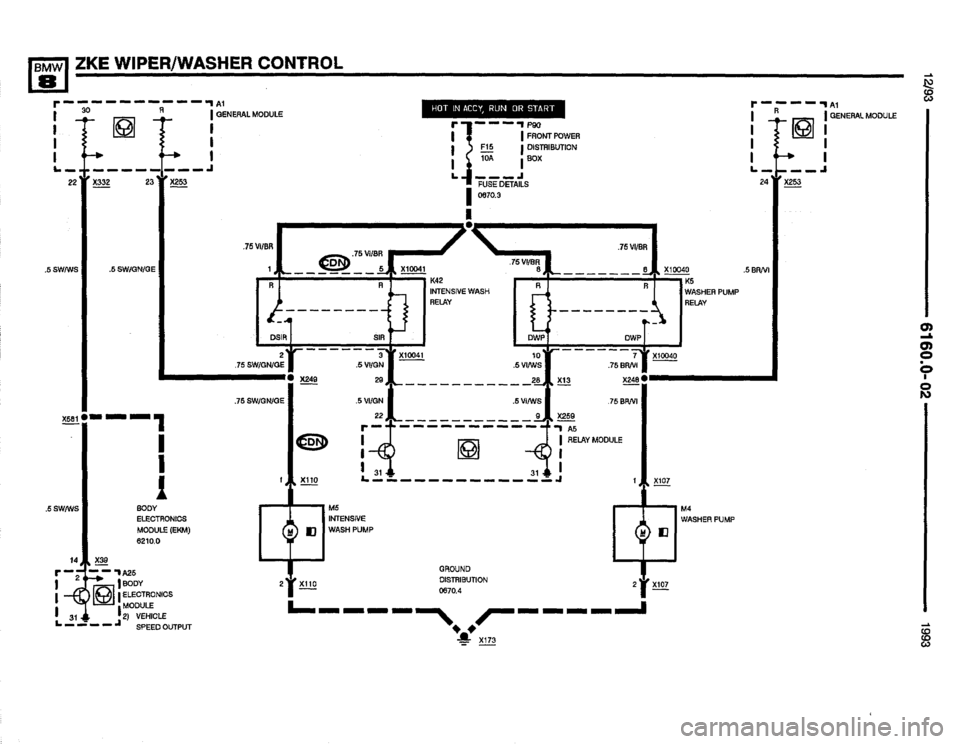 BMW 850i 1993 E31 Electrical Troubleshooting Manual 