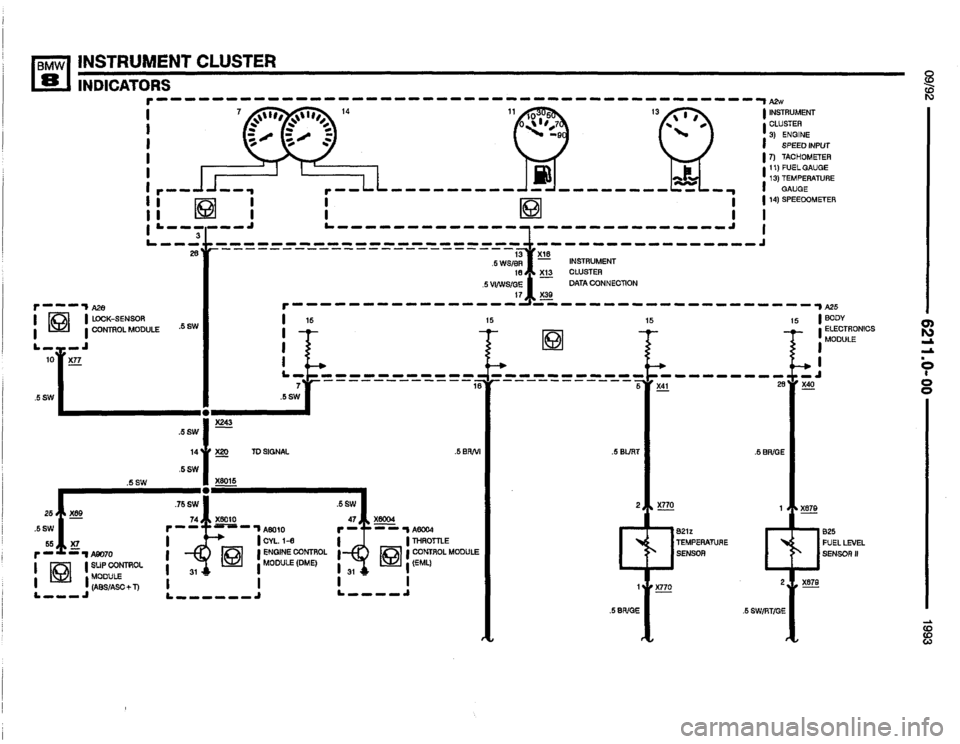BMW 850i 1993 E31 Electrical Troubleshooting Manual 