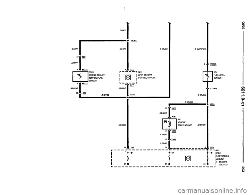 BMW 850i 1993 E31 Electrical Troubleshooting Manual 