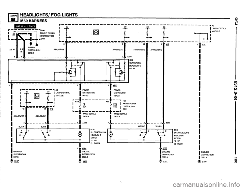 BMW 850i 1993 E31 Electrical Troubleshooting Manual 