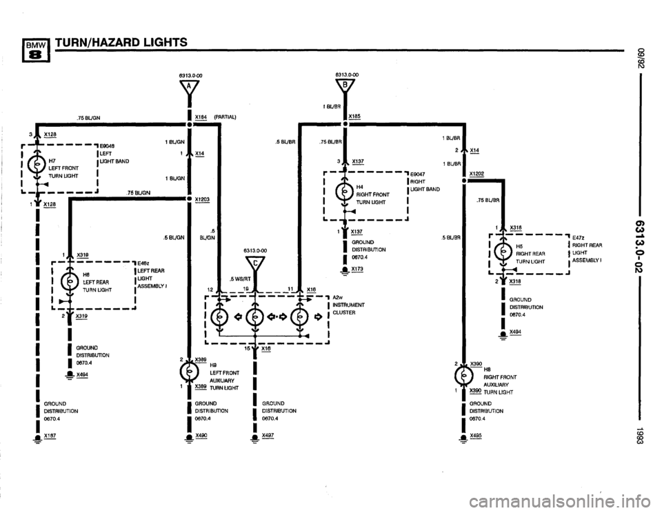 BMW 850i 1993 E31 Electrical Troubleshooting Manual 