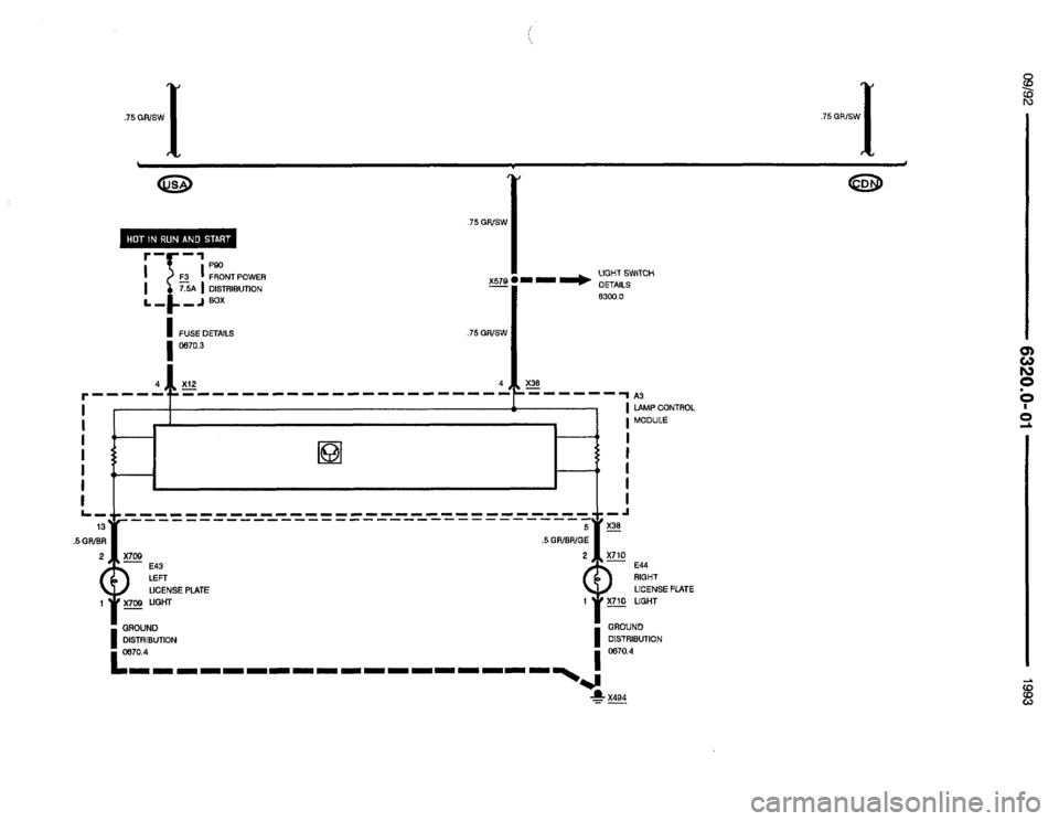 BMW 850i 1993 E31 Electrical Troubleshooting Manual 