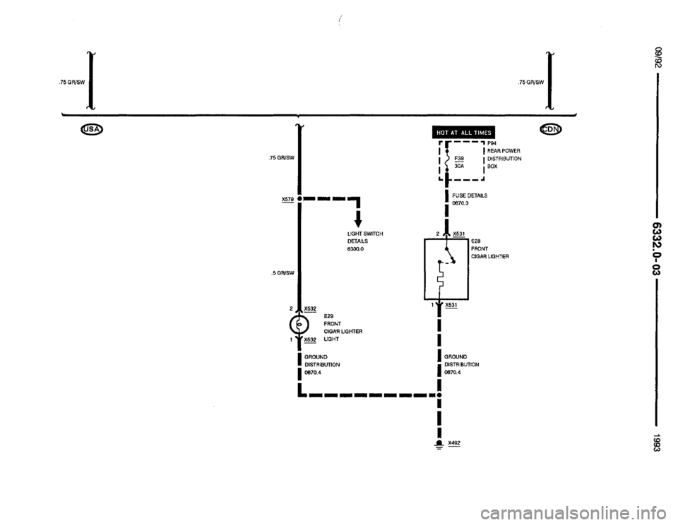 BMW 850i 1993 E31 Electrical Troubleshooting Manual 