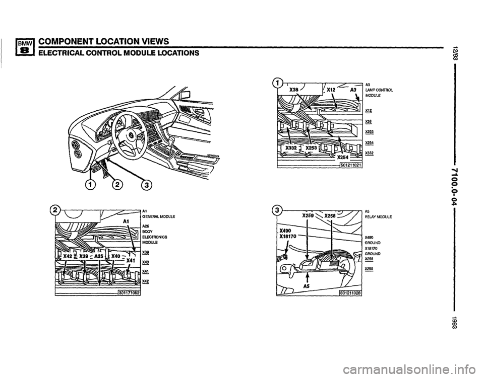 BMW 850i 1993 E31 Electrical Troubleshooting Manual 