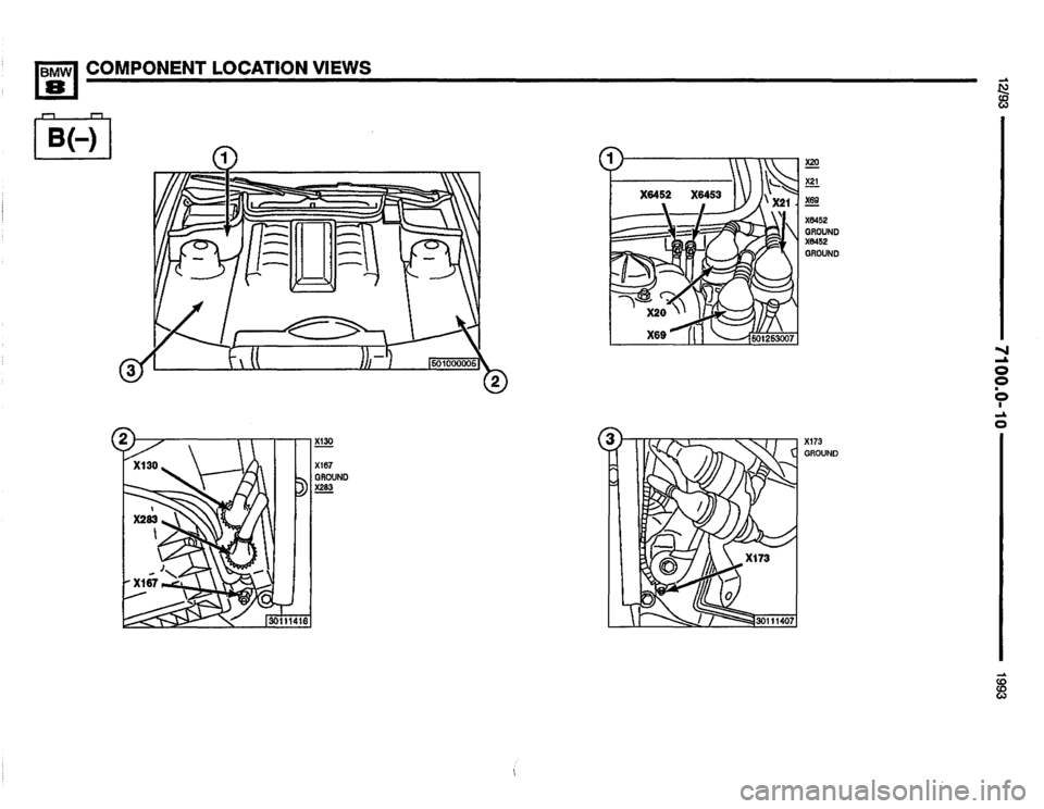 BMW 850i 1993 E31 Electrical Troubleshooting Manual 