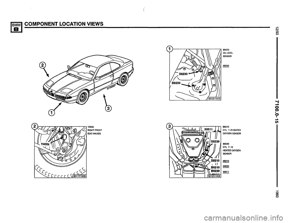 BMW 850i 1993 E31 Electrical Troubleshooting Manual 