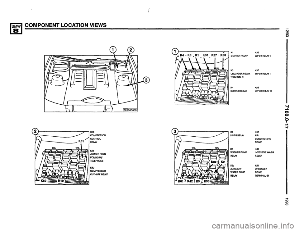 BMW 850i 1993 E31 Electrical Troubleshooting Manual 