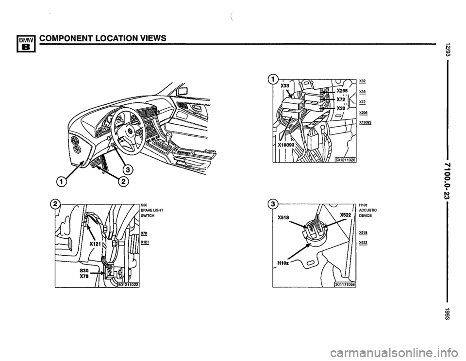 BMW 850i 1993 E31 Electrical Troubleshooting Manual 