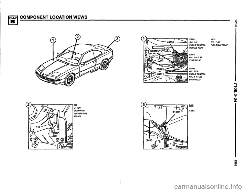 BMW 850i 1993 E31 Electrical Troubleshooting Manual 