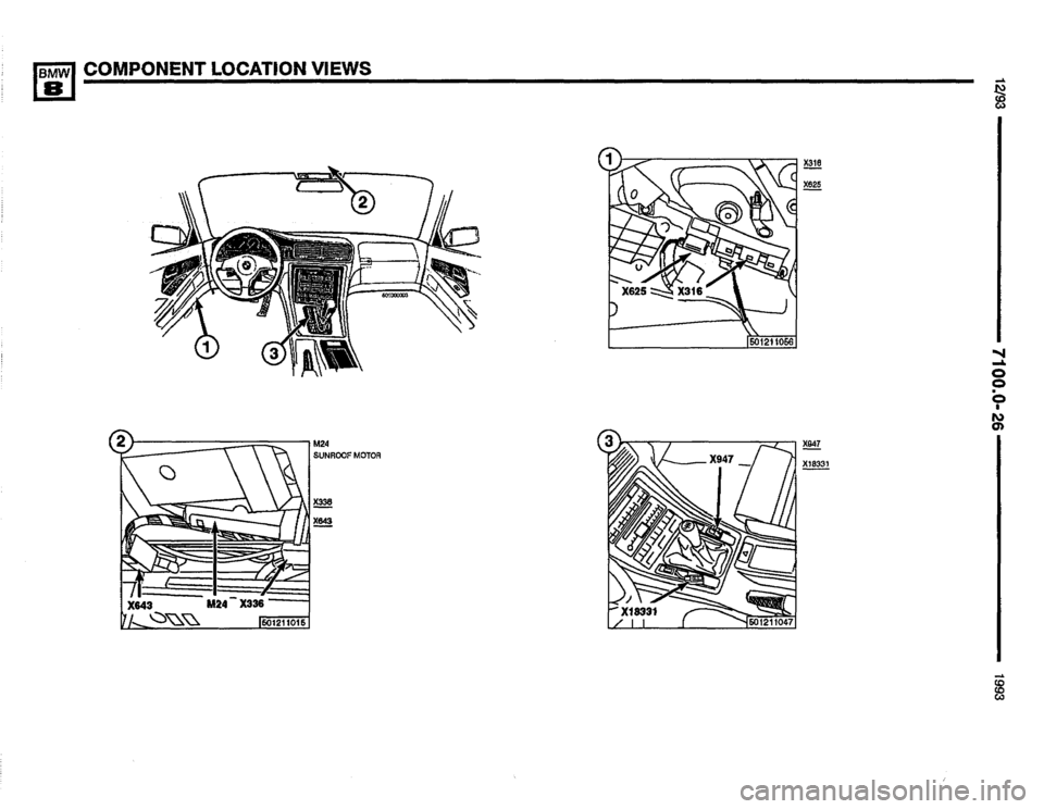 BMW 850i 1993 E31 Electrical Troubleshooting Manual 
