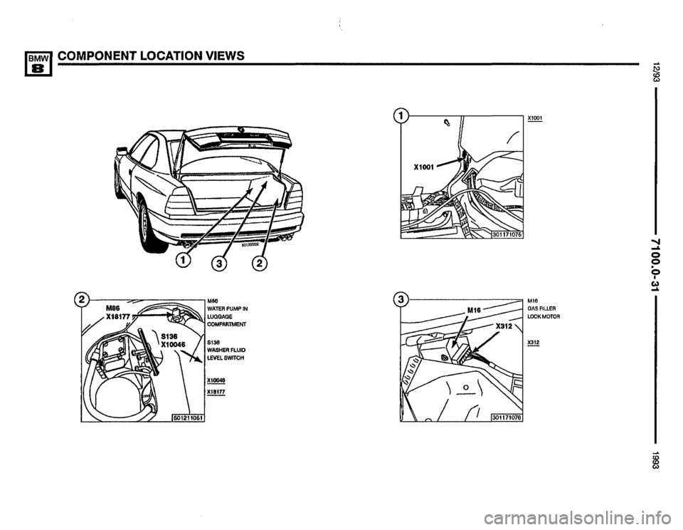 BMW 850i 1993 E31 Electrical Troubleshooting Manual 