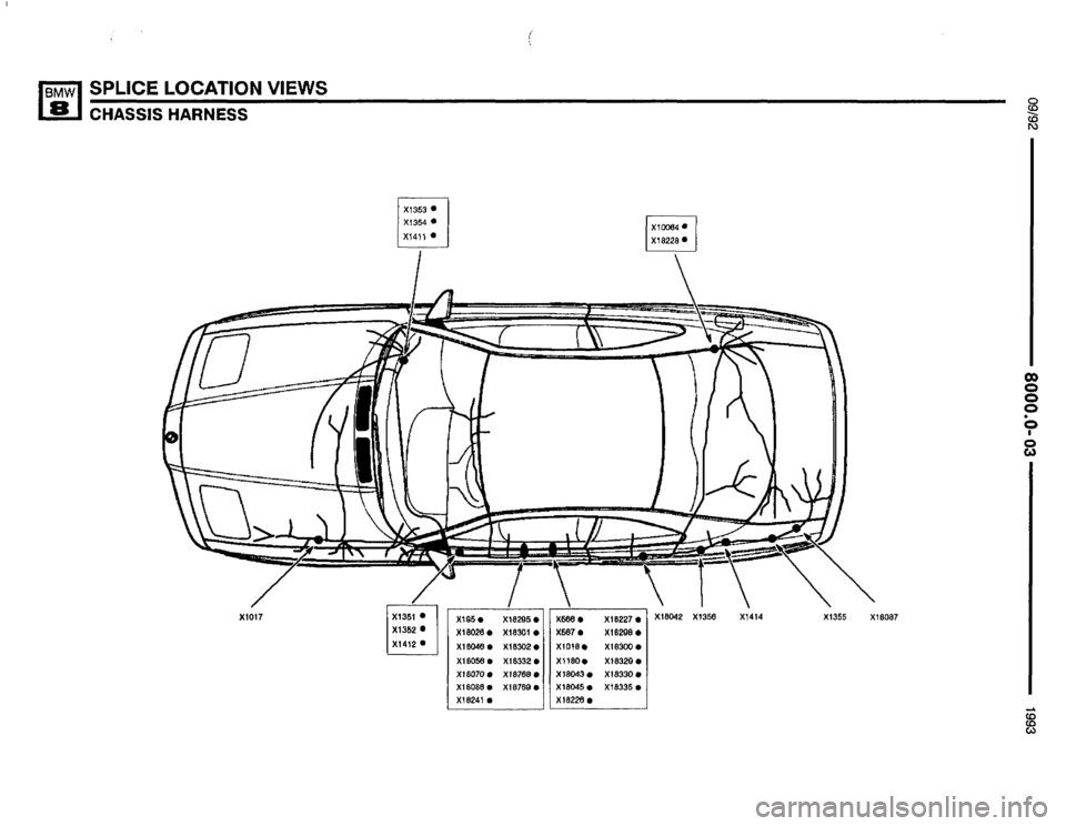 BMW 850i 1993 E31 Electrical Troubleshooting Manual 